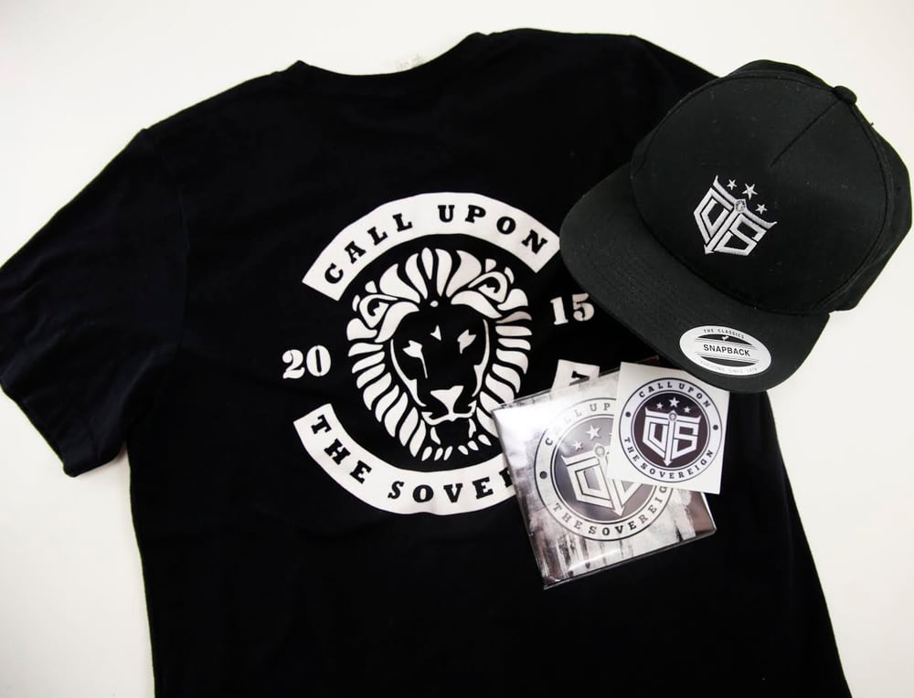 Image of CUTS Merch Bundle - T-shirt, Hat, CD & Stickers