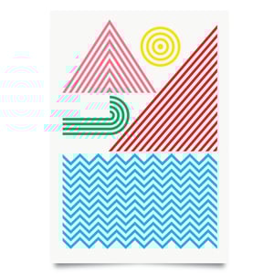 Image of Coast colour print