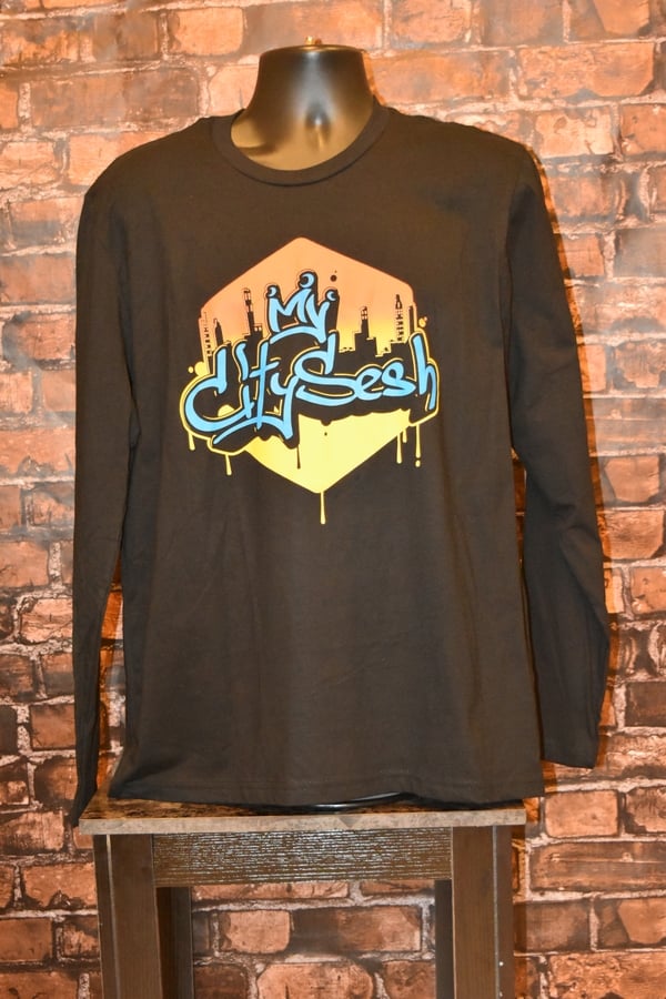 My City Sesh logo (Long Sleeve) tee multi