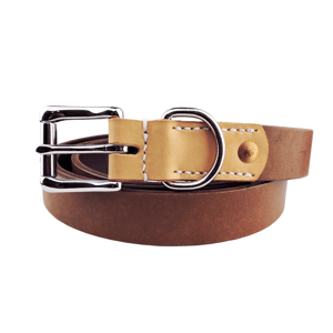 Image of O'WEAR® Italian Veg Tan Leather Long Belt