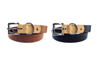 Image 1 of O'WEAR® Italian Veg Tan Leather Long Belt
