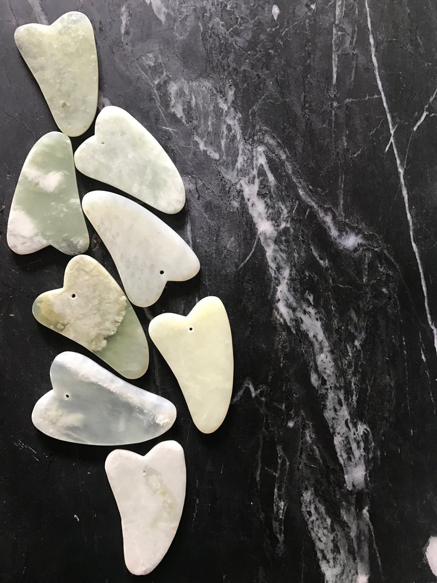 Image of Jade Gua Sha scrapers