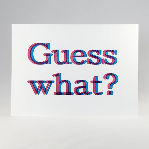 Image of Guess what?