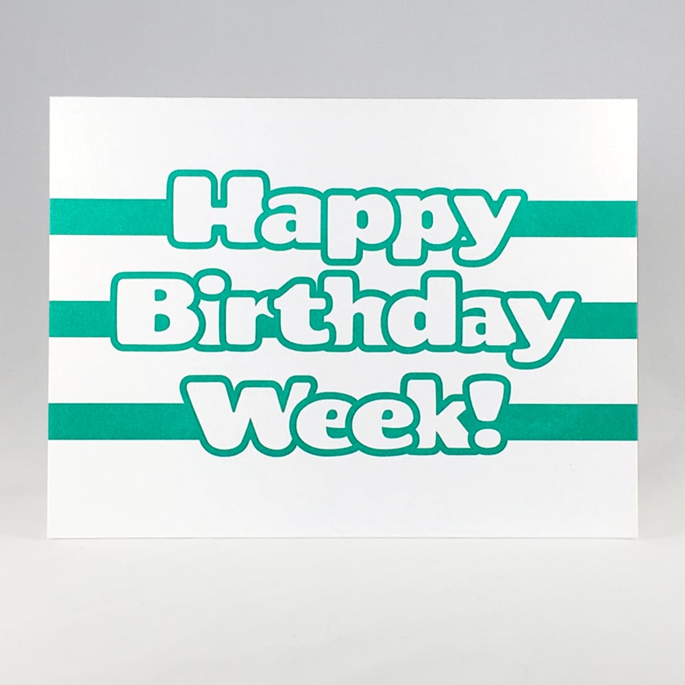 Image of Happy Birthday Week!