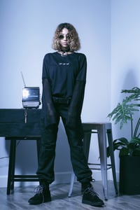 Image 4 of SNIPER MESH SLEEVE - TACTICAL TEE - BLACK