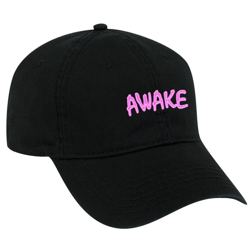 Awake Dad Hat Black