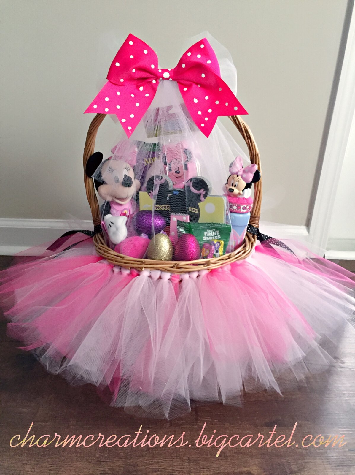 minnie mouse easter baskets