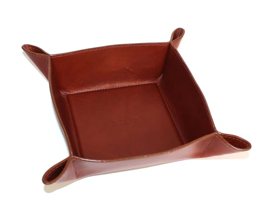 Image of DELUXE VALET TRAY - BROWN 