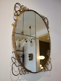 Image 2 of Italian Folding Wall Mirror, 1950s