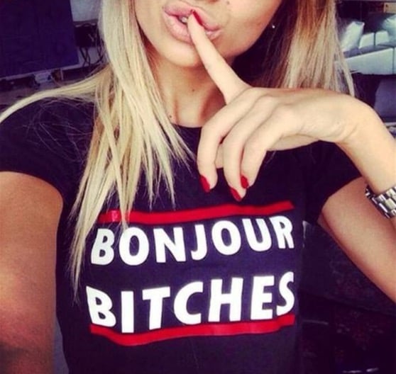 Image of Bonjour shirt