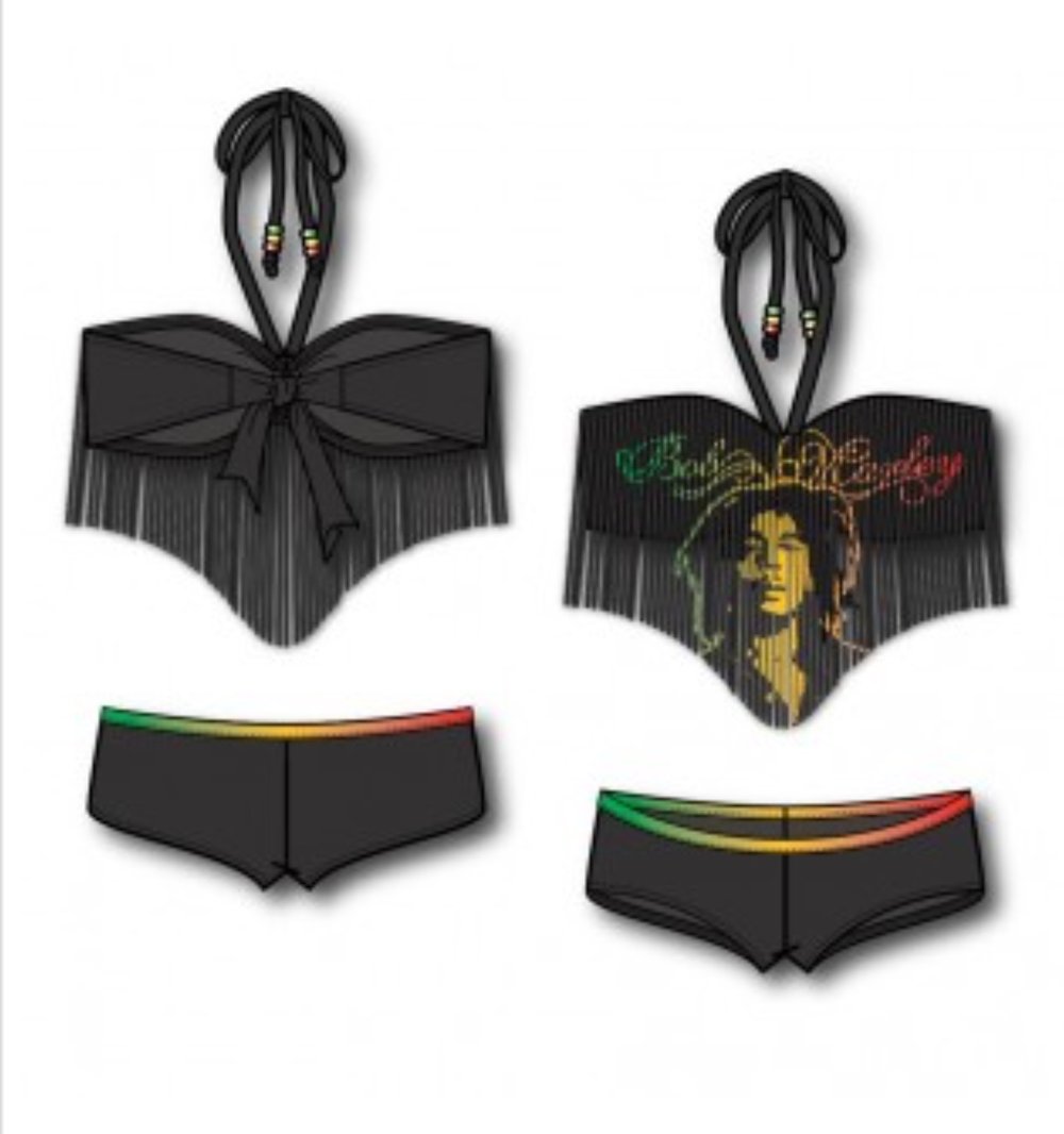 Bob Marley Fringe Top Bikini