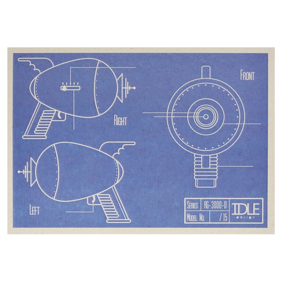 Image of Ray Gun Blueprint