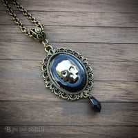 Image 2 of Bronze Crystal Skull Cameo Necklace *ON SALE - WAS £17 NOW £15*