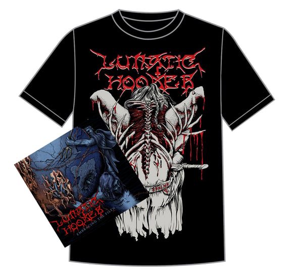 Image of 'Embracing The Filth' CD + a RED 'Blood Eagle' Shirt