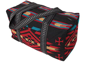 Image of Weekender Travel Bag - Black/Red