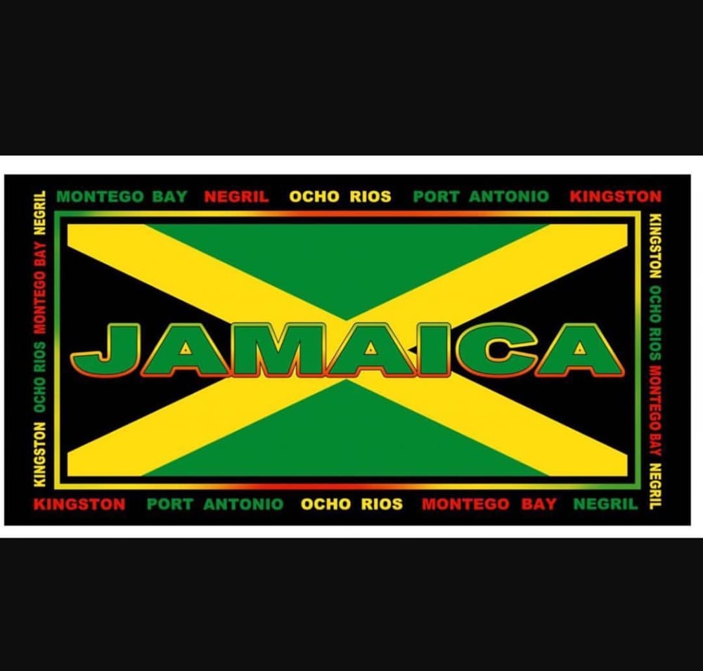Jamaica Rasta Flag Towel 