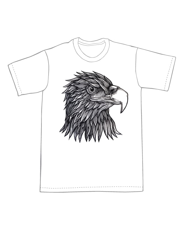 Eagle Head T-shirt (B3) **FREE SHIPPING**