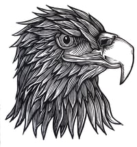 Image 5 of Eagle Head T-shirt (B3) **FREE SHIPPING**