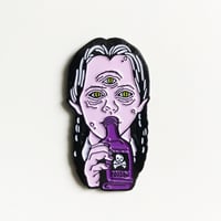 Image 1 of Wednesday Addams enamel pin