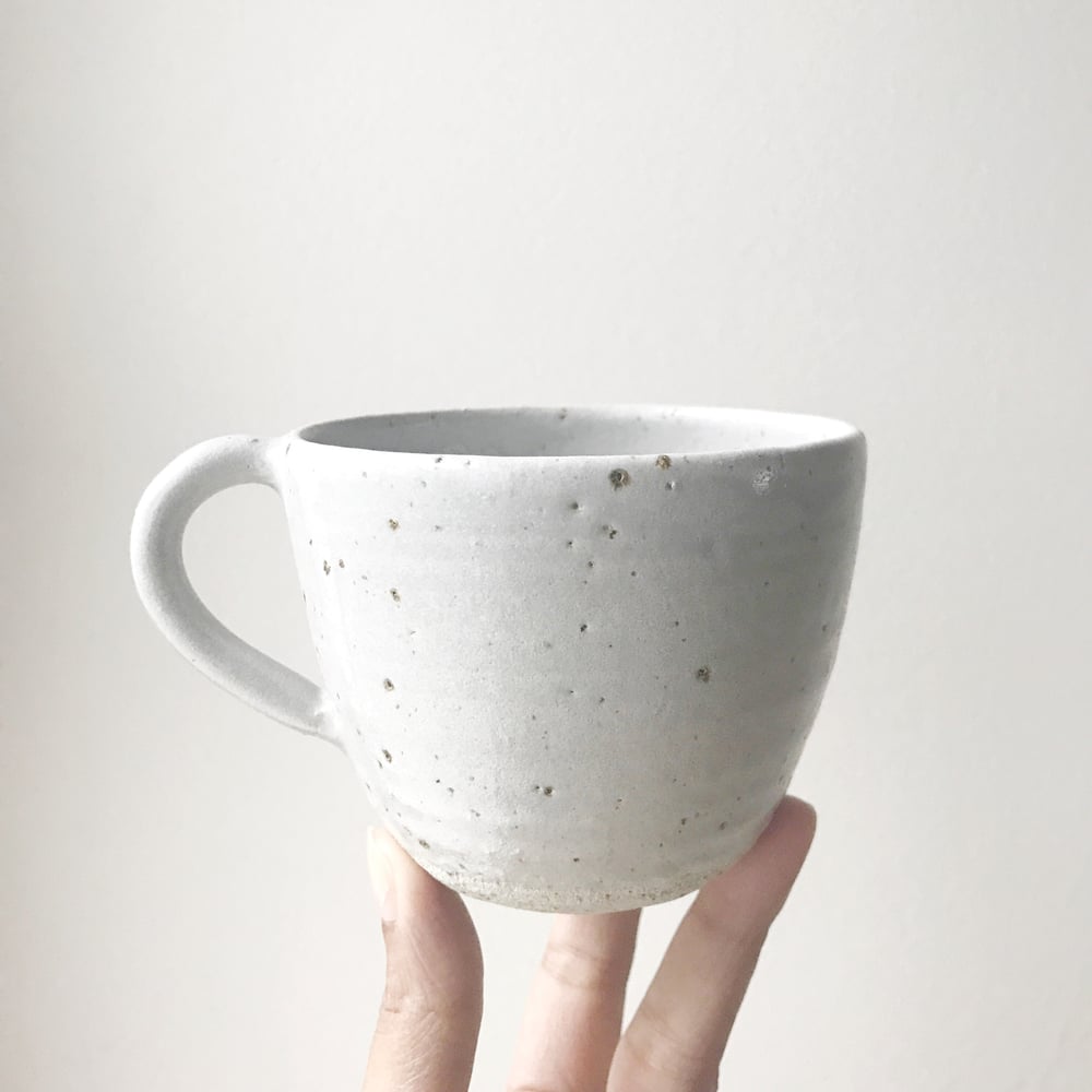 Image of Grey speckle teacup