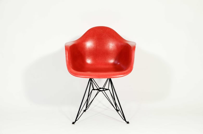 Image of Eames DAR Herman Miller True Red 