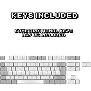 Image of [CLEARANCE] DCS Classic 1980's TKL Blank Keyset (ISO)