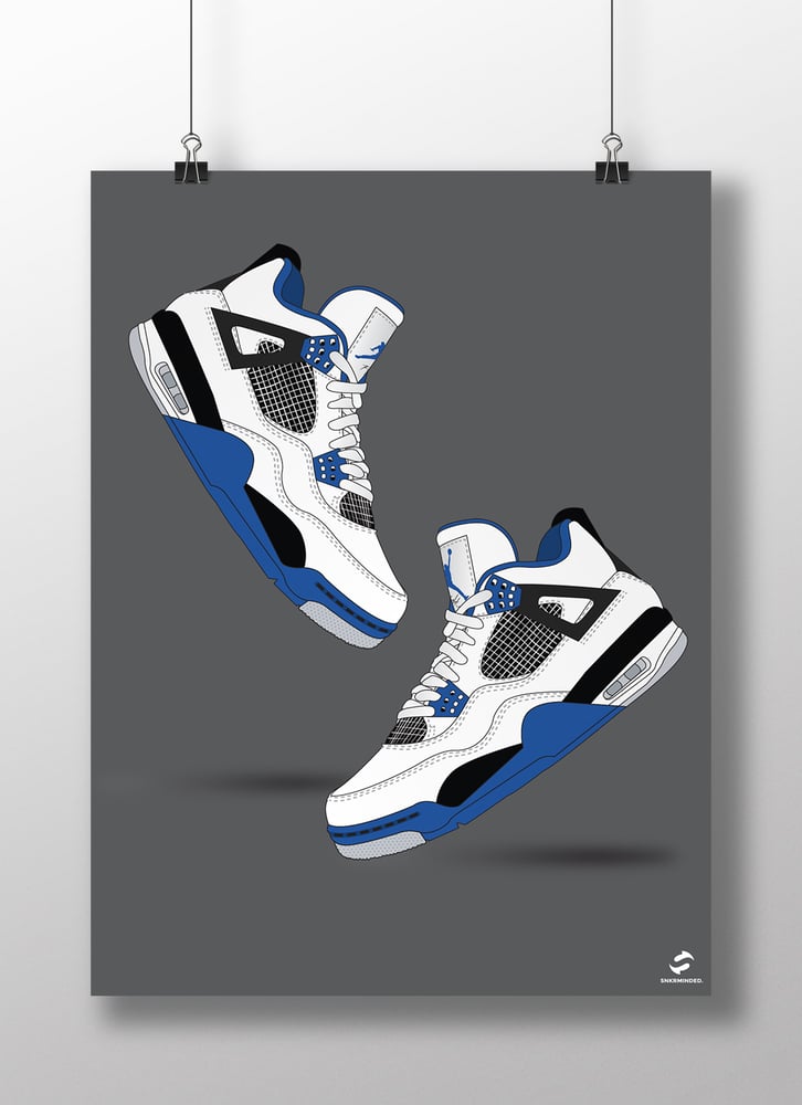 Image of Air Jordan 4 Motorsport Poster
