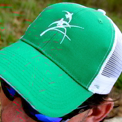 Image of Green & White Trucker Hat