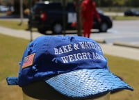 Image 3 of (Limited Edition) Hand Distressed Blue Python Bake & Water Whip Weight Again Hat + CD
