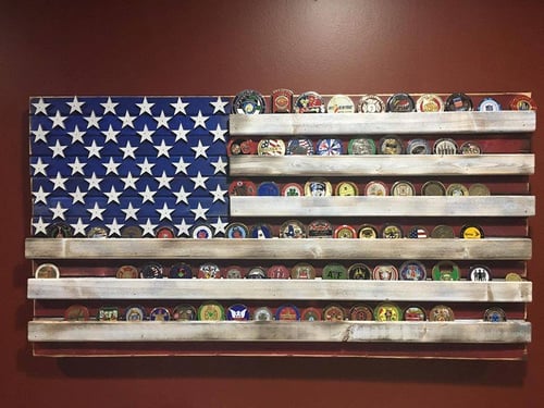 Image of Medium “Challenge Coin” American Flag