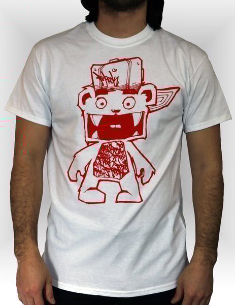 Image of Frank Tee - White/Red