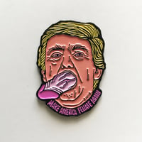 Image 1 of Fellatio Trump Enamel Pin