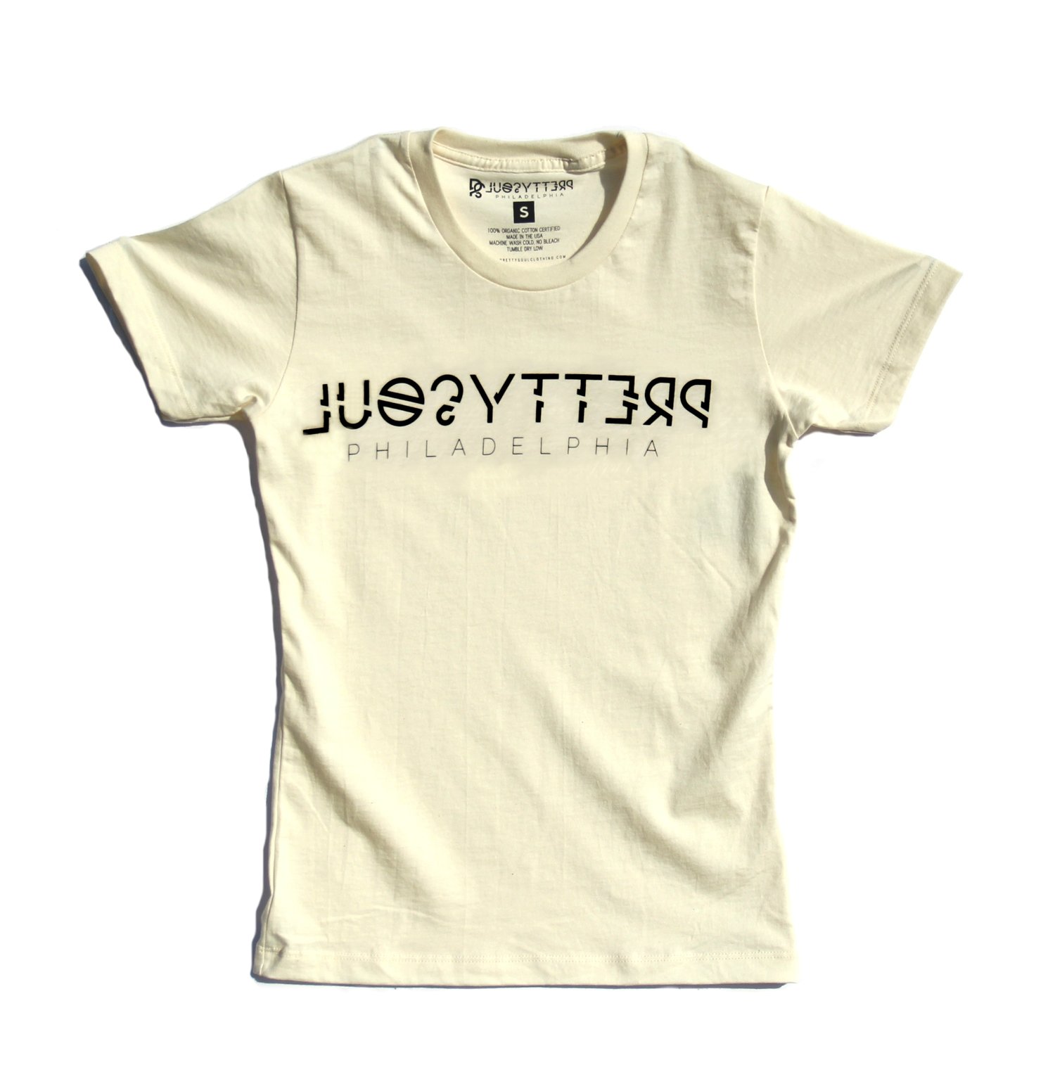 Image of PRETTY SOUL LOGO TEE (IVORY)