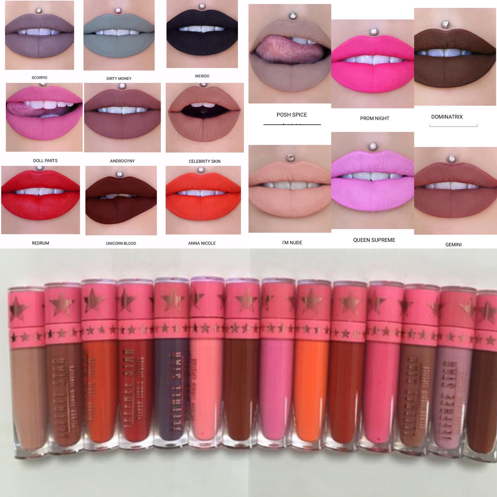 jeffree star lippies