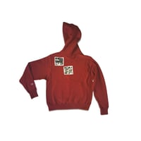 Image 2 of East Side Powerviolence 'Algorid' Hoodie (Burgundy)