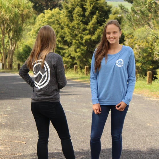 Image of Double Logo Slouch Crew