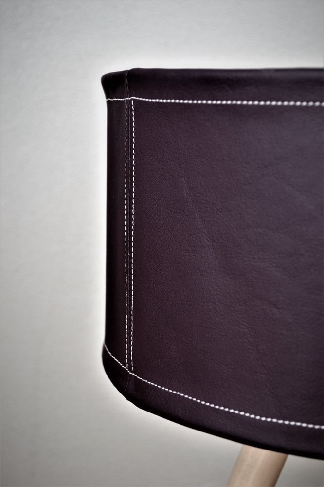 Image of Leather Lampshade