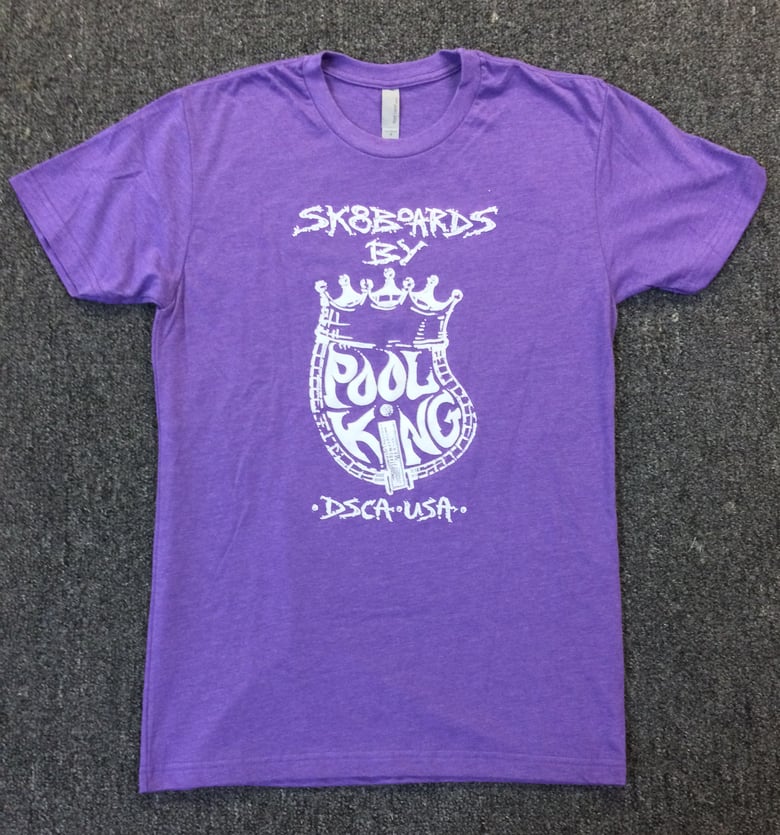 Image of POOL CROWN T-SHIRT - PURPLE