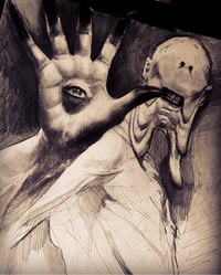Image 1 of 'THE PALE MAN' - Original Artwork - Graphite on paper