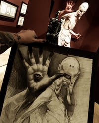 Image 2 of 'THE PALE MAN' - Original Artwork - Graphite on paper