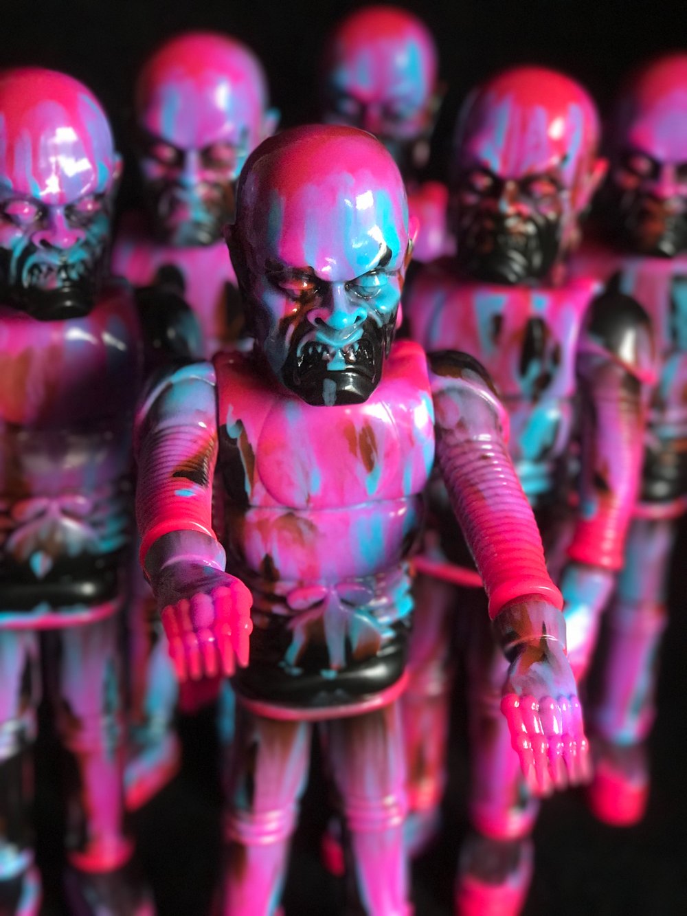 Image of "Ugly Hate Machine" 3 Color Marbled Iron Monster