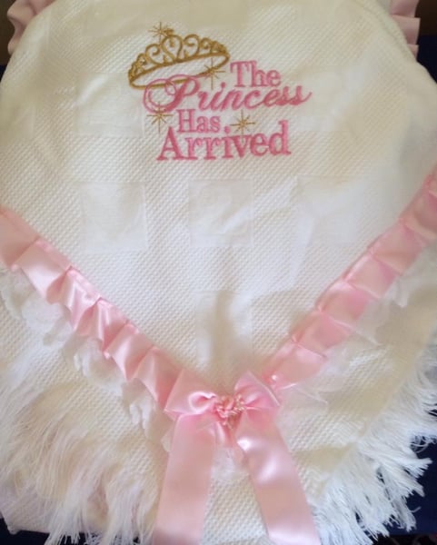 Image of Princess or prince has arrived shawl