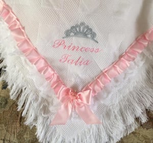 Image of Princess shawl can Be personalise 