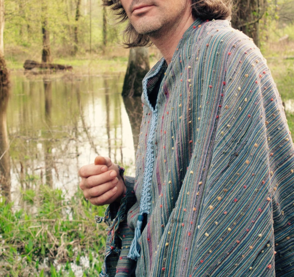 Image of Sky Recycled Cotton Poncho