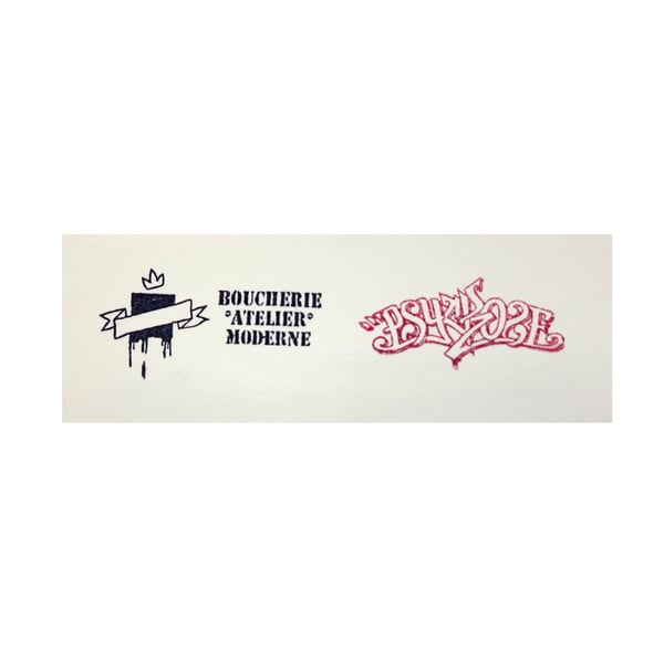 Break the wall / 2 couleurs papier crème - PSY la boutik