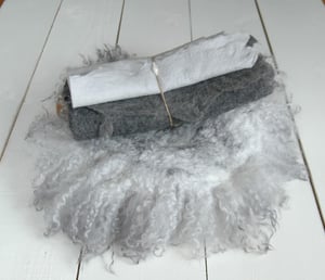 Image of Silver Grey Felted set - 4pc (value of $187)