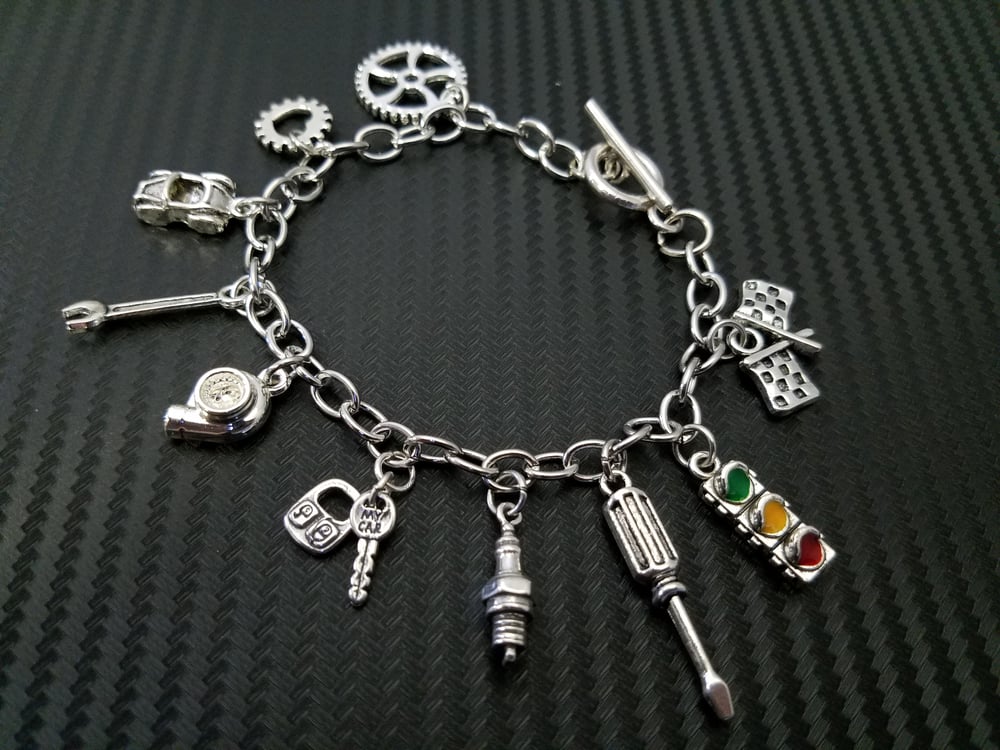 Image of Car Part Charm Bracelets