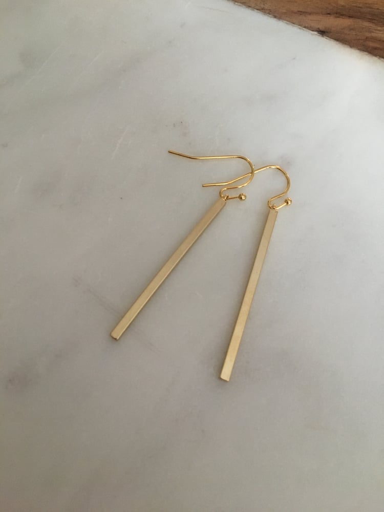 Image of Bar earrings