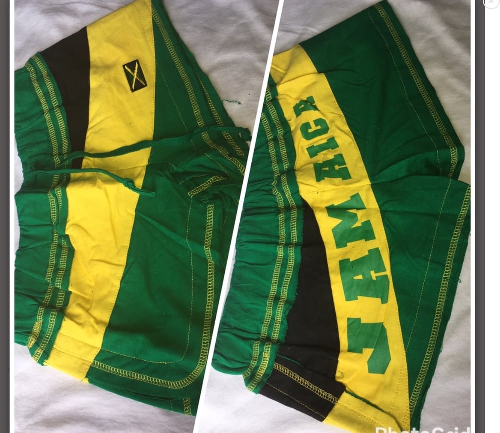 Jamaica Stripe booty shorts 