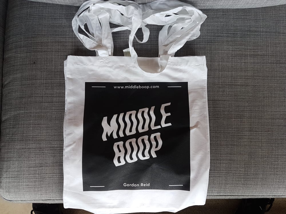 Image of LIMITED EDITION TOTE BAG WITH THE MIDDLE BOOP SEAL OF APPROVAL